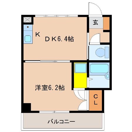 21コスモス恒久の物件間取画像